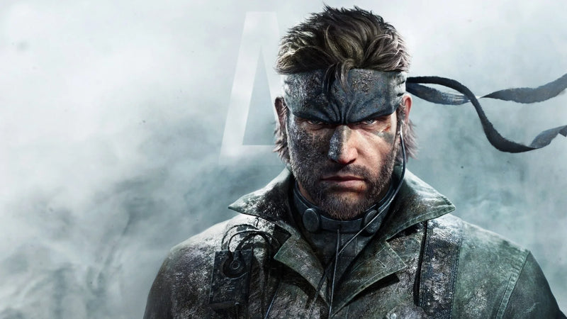 Character from a video game with a serious expression against a foggy background