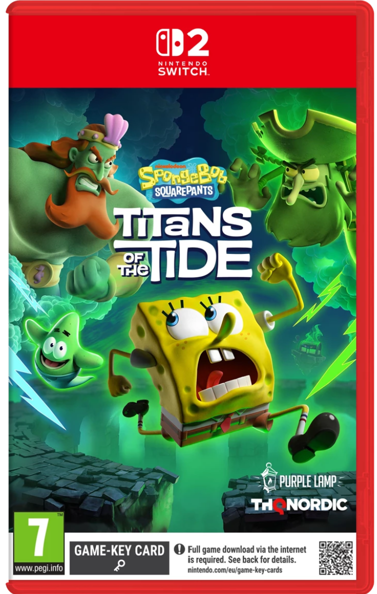 SpongeBob SquarePants: Titans of the Tide game cover for Nintendo Switch