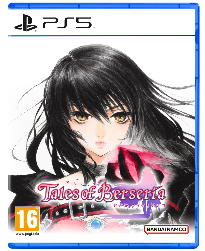 PlayStation 5 game cover for 'Tales of Berseria' featuring an anime-style character.