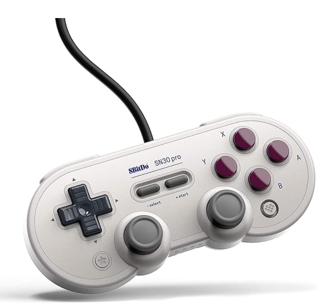 8BitDo SN30 Pro USB Gamepad Wired (Grey) Switch