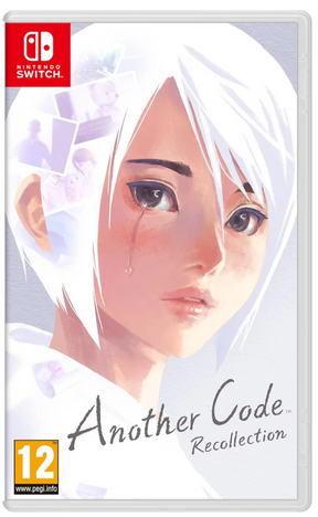 Game box for 'Another Code Recollection' on Nintendo Switch with a character's face on the cover.
