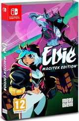 Elvie Magitek Edition game box for Nintendo Switch with colorful design and character illustration.