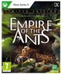 Game cover of 'Empire of the Ants' for Xbox Series X with ant imagery and limited edition details.