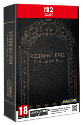Resident Evil Generation Pack for Nintendo Switch with black and red design