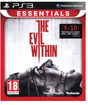 Game case for 'The Evil Within' on PS3 with red and white design