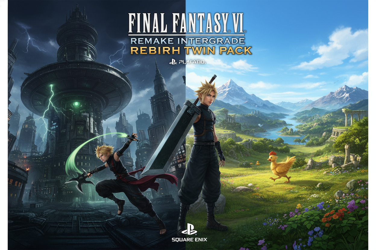 Final Fantasy VII: Remake Intergrade & Rebirth Twin Pack artwork