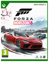 Forza Horizon 6 game cover for Xbox Series X with red car and mountain landscape