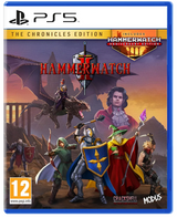 Game cover for 'Hammerwatch II' with characters and dragon on a PlayStation 5 platform.