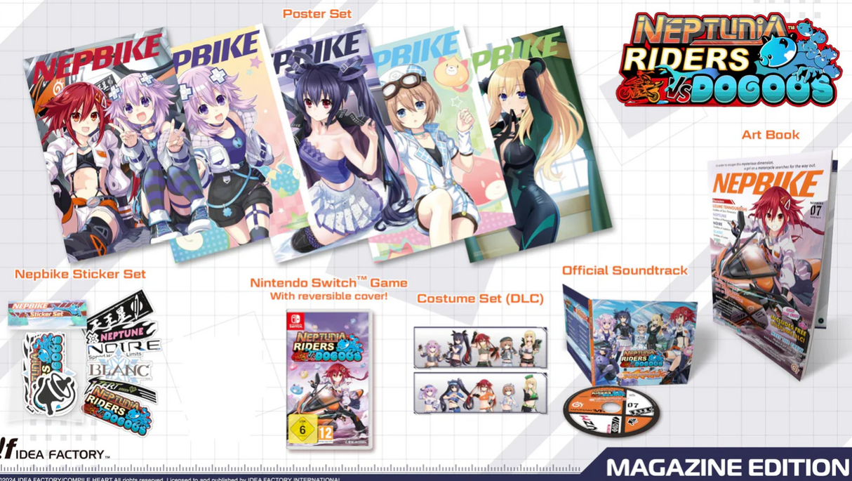 Neptunia Riders VS Dogoos - Magazine Edition (Nintendo Switch)