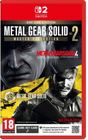 Nintendo Switch Day One Edition Metal Gear Solid Vol. 2 Master Collection game case cover, featuring a red border, character artwork, and Konami branding.