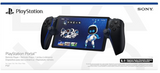 PlayStation Portal remote player with controller on a white background