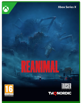 Game box for 'Reanimal' on Xbox Series X with dark underwater scene and 'Thq Nordic' branding.
