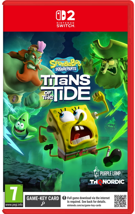 SpongeBob SquarePants: Titans of the Tide game cover for Nintendo Switch