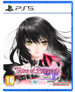 PlayStation 5 game cover for 'Tales of Berseria' featuring an anime-style character.