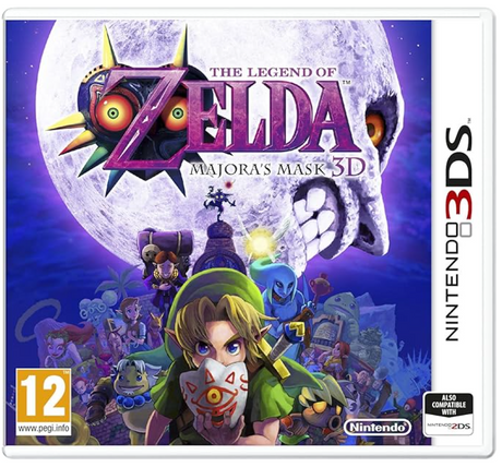 Game cover of 'The Legend of Zelda: Majora's Mask 3D' for Nintendo 3DS